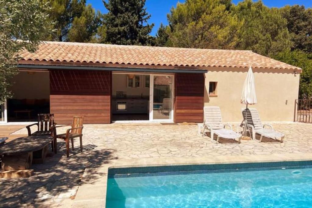 Petit Terme - Piscine - Clim - Parking Apartment Les Angles  Exterior photo